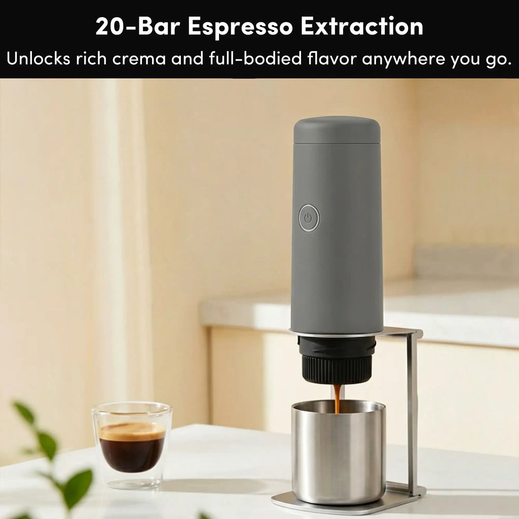 Portable Espresso Machine, Citaly GO-1, PD 3.0 Fast Charge, Capsule & Ground Coffee Compatible